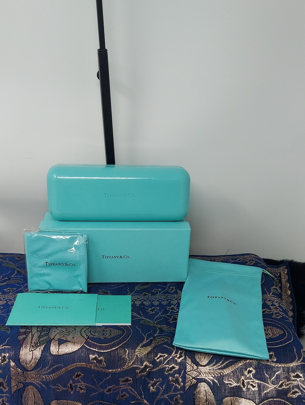 Tiffany & Co. Signature Blue Accessories Set with Pouch and Case